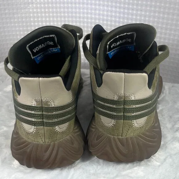 Adidas Sobakov 'Raw Khaki Cargo' in a suede upper with a rubber outsole Size 10 - Picture 7 of 9